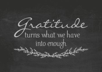 Be grateful 1