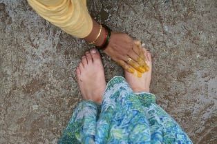 Greet elders by touching their feet: myth decoded 1