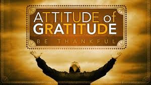 Attitude of gratitude 1