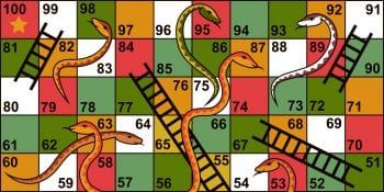 Snakes and ladders 12