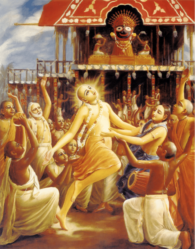 Guru with devotees