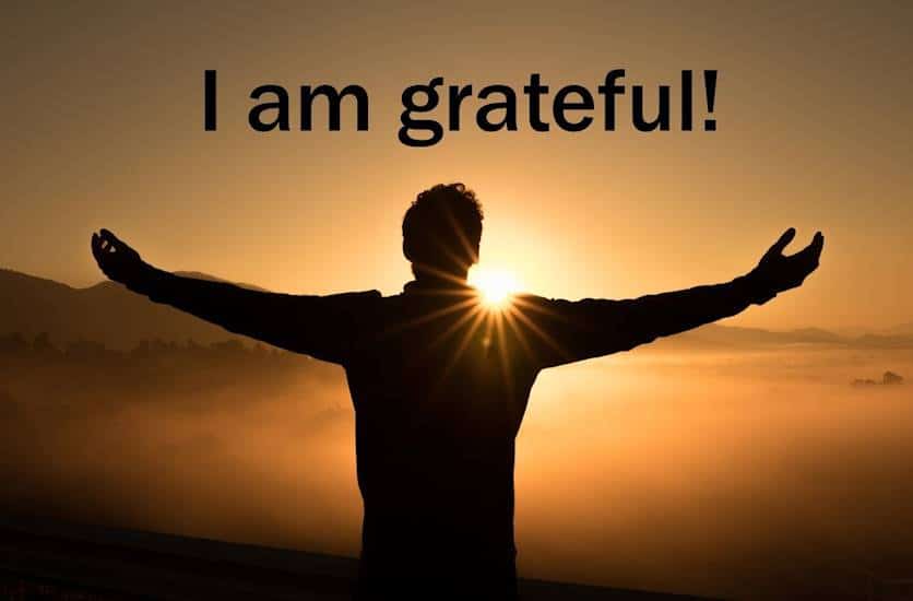 Gratitude: an act of being thankfulness 1