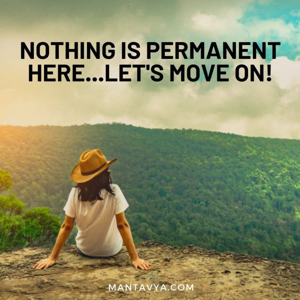 Nothing is permanent 1