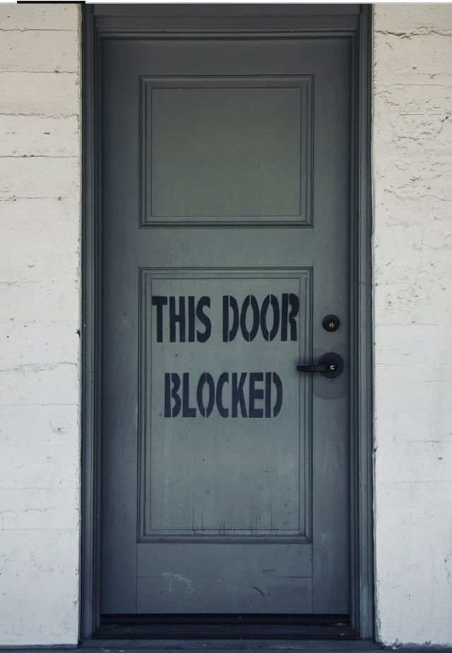 Some doors are blocked 1