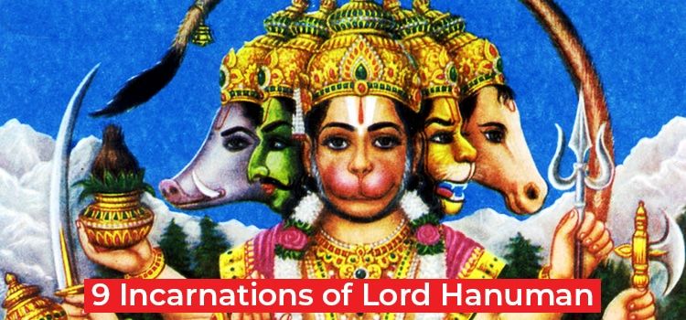 The 9 incarnations of lord hanuman 1