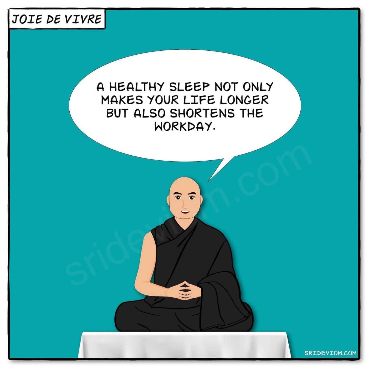 Wisdom tidbit: healthy sleep 2