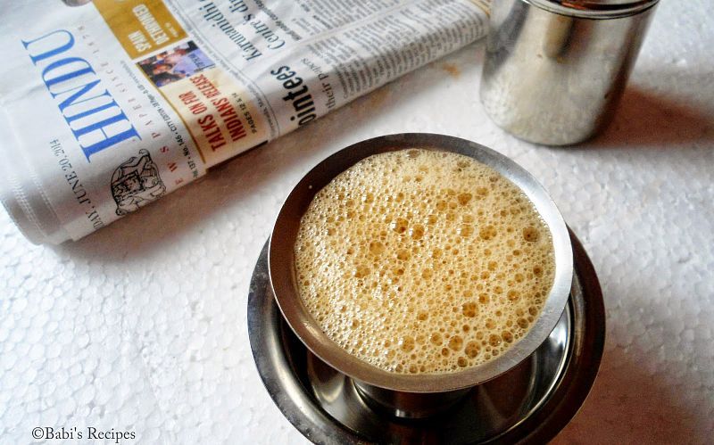 Indian Filter Coffee with BUNN - Love is in my Tummy