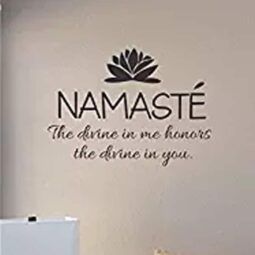 Namaste : the divine in me honours the divine in you 12
