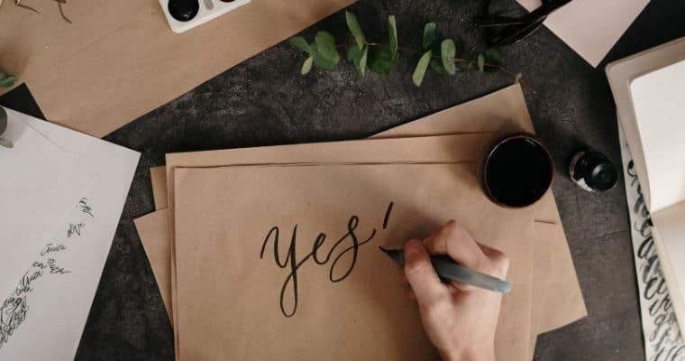 What are you saying yes to? 1