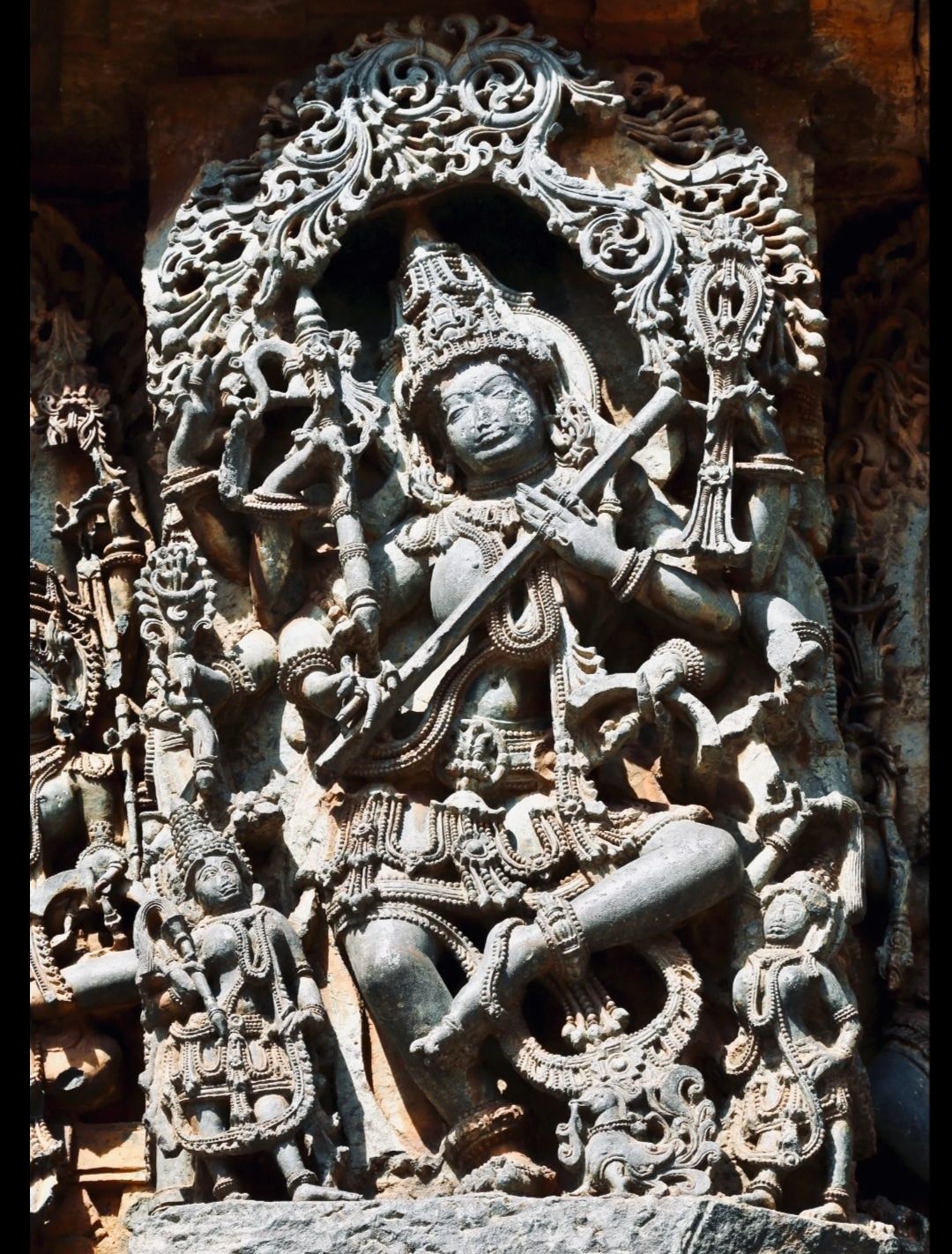 The intricate carvings of belur temples 1