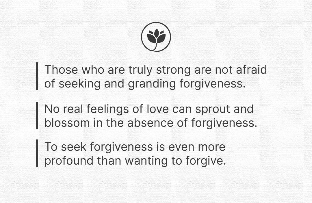 Forgiveness quotes from om swami blog - how to apologize