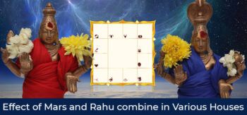 Effects of mars and rahu combine in various houses 6
