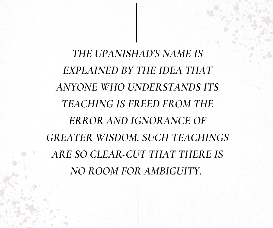 Upanishads explained